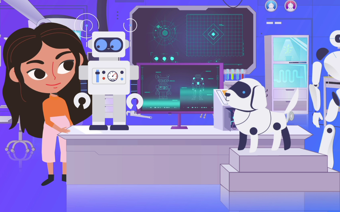 Katie and Tex explore robotics and AI